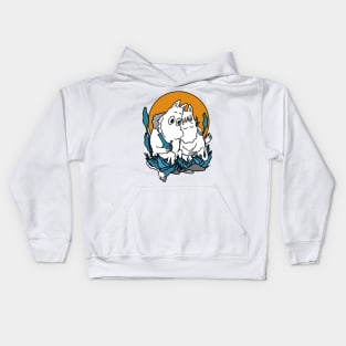 Moomintroll & Snorkmaiden Kids Hoodie